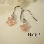 P2*桜＊高品質ピンクシェルAAA（10ｍｍ）☆サージカルステンレスピアス