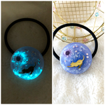 ヘアゴム 花とネコ3