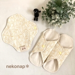 布ナプキン＊おりもの用ミニライナーセット＊オーガニックコットン＊ネル
