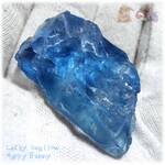 ✅ 秘蔵品 宝石質 特殊希少カラー ブルーフローライト 結晶塊 蛍石 原石 No.4482