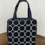 ミナペルホネン ✳︎四角いバッグ　タンバリン　ネイビー