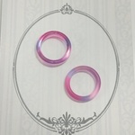 非接触用リング クリアリング ピンク　感染予防アイテム