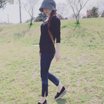 顔が隠れる帽子　麻キャスケット✖️ブラックリボン