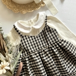 ギンガムチェックキャミワンピース