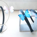 【受注生産】全4種🦋ふんわりシフォンの蝶カチューシャ【子供用】