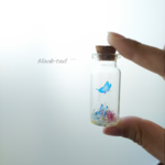 ＊コルク瓶の中の蝶々達 ＊ お花畑
