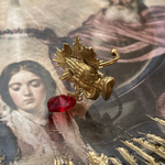 【スワロフスキー】祈りの手＊praying hands ring