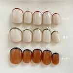 細フレンチネイルチップ