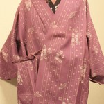 ウール袢天（椿）送料無料