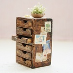 miniature christmas drawer  ~ ドールハウス・ミニチュア