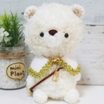白狸のあみぐるみ(もふもふ)