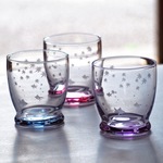 【3色セット】金魚と紅葉 グラス タンブラー ショート 280ml