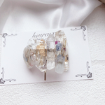 White  gem  gold ポニーフック