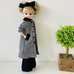 リカちゃん グレンチェックスーツコーデ　4点セット