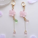 さくらの雫  マスクチャーム 桜 ピンク 