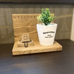 木の観葉植物オブジェ