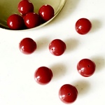 Red Gumball 20mm Beads 