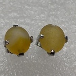 阿拉善瑪瑙(アラシャンゴビアゲード)スタッドピアス