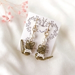 《サビ猫・キジトラ》 水引＊ピアス/イヤリング