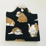 送料無料♡ブルドック柄♡マスク仮置きケース♡マスクポーチ♡わんこ