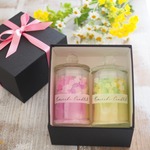 【桜・菜の花ボトルキャンドル】春ギフトセット　無料ラッピング