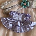 ステラルーちゃんのお洋服☆　スイーツのイエローバルーンワンピ