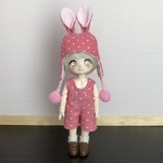 オビツ11 用○うさぎ帽子&お洋服セット
