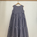 和柄☆男物浴衣からロングティアードワンピース