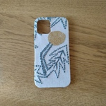 *受注製作*ミナペルホネン*タンポポ*グレー*mina perhonen*iPhoneケース*iPhoneカバー*スマホケース*スマホカバー