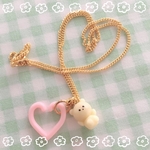 くまちゃんのぬいぐるみペンダント