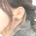 ip ひまわりのピアス