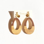 ウッドピアス（金具変更対応）