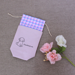 【SALE】トイプードルのマイボトル巾着（マイボトルケース・マイボトルカバー）★ピンク