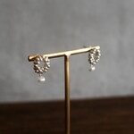 petit foop S（シルバー×淡水パール）　⁂　ピアス　イヤリング　小ぶり　ナチュラル