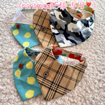 《 nanamiya115様 専用❣️》犬用バンダナ(リバーシブル)中型犬&小型犬　5点セット