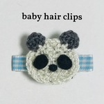 ベビー ヘアクリップ パンダ✩.*˚