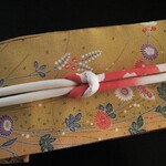 【正絹】長尺　丸ぐけ 165 ㎝（オフホワイトと薄紅色） 繋ぎ目のない帯締め   ベルト