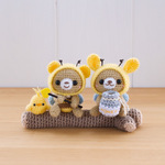 【受注作成】🍯ハチミツ警備隊休憩中🐥🐻🐰