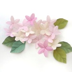 折り紙　さくら　パステルミックス　桜と葉　《壁面　飾り》