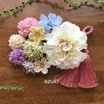 髪飾り　つまみ細工　成人式　卒業式　結婚式　和装