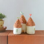 レンガの屋根のcountry house