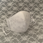 立体マスク 和柄 桜 wt ×裏ｼﾙｸ   