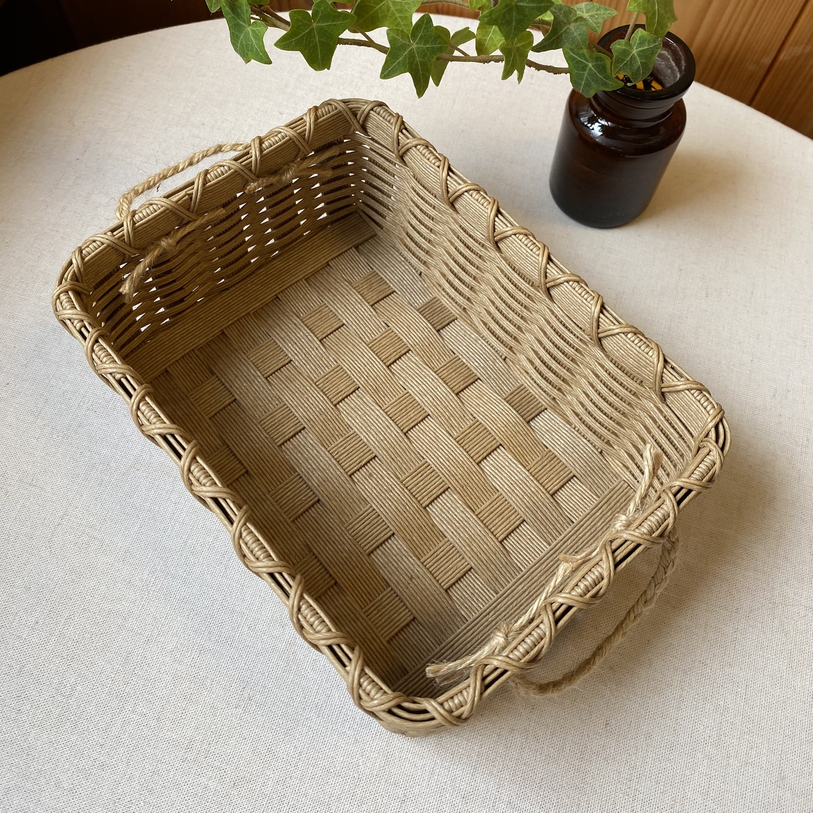 バスケット かご 5点セット エコクラフト 小物入れ クラフトバンド Amazon.co.jp: エコクラフト クラフトバンド ペーパークラフト