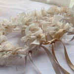 累計販売200本以上𖤐´-￤ribbon crown￤リボンクラウン 花冠￤カフェモカ