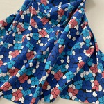 ステンドグラスフラワー　ブルー