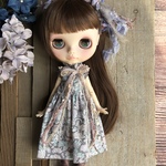 【再販】1737 Woodland Betsy リバティ お花とバンビのワンピース Blythe ブライス アウトフィット 洋服