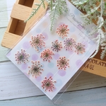 押し花 81　虹色レースフラワー
