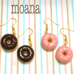 【再販】チョコといちごの ドーナツ ピアス