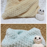 sakutiru様専用 ふわもこネックウォーマーエッグ&ベビーブルー