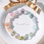 [再販]虹色ﾌﾞﾚｽﾚｯﾄA🌈幸運＆厄除けのお守り(内径:約15cm)